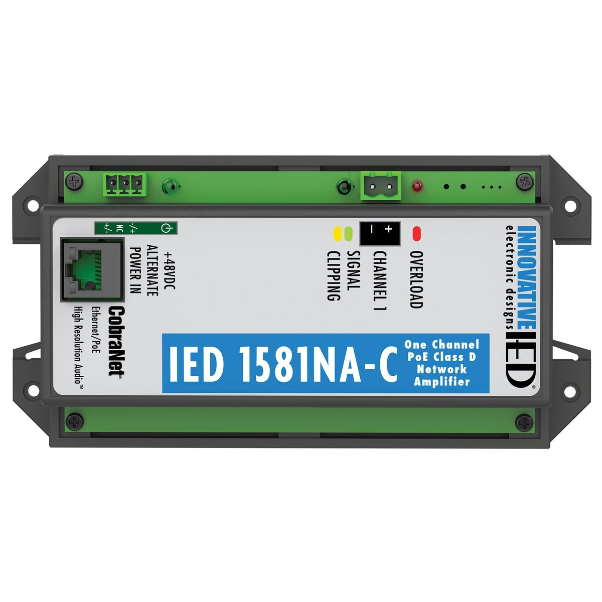 AtlasIED IED1581NA-C 1581NA-C PoE Amplifier with CobraNet® Network Audio