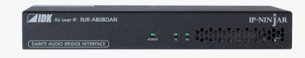IDK NJR-AB08DAN Dante Audio Bridge Interface