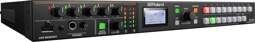 Roland XS-62S 6-Channel Presentation Mixer & Matrix Switcher with SDI/HDMI I/O and Audio