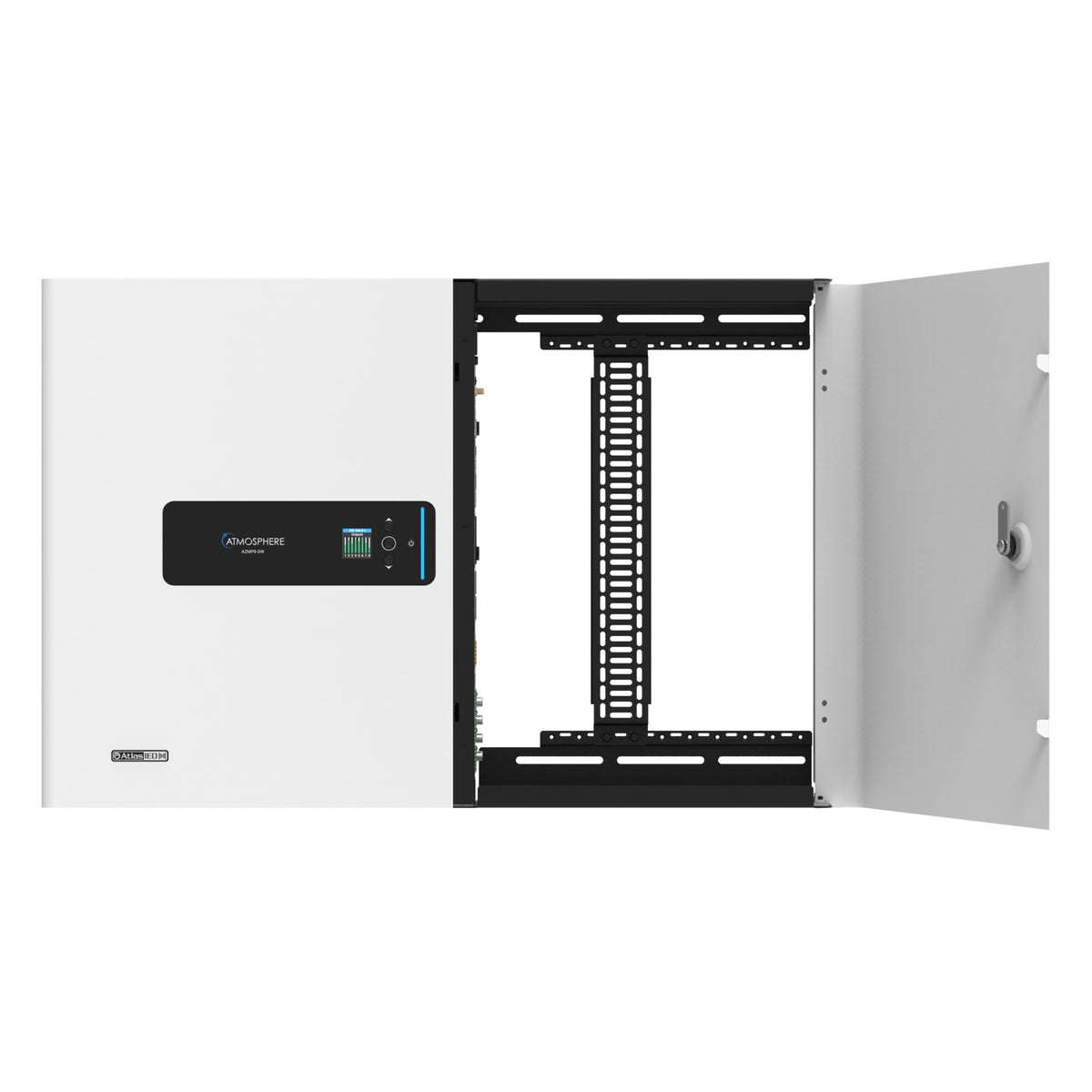 AtlasIED AZMP8-DW Dante All-in-One Cabinet, Atmosphere™ 8-Zone Processor