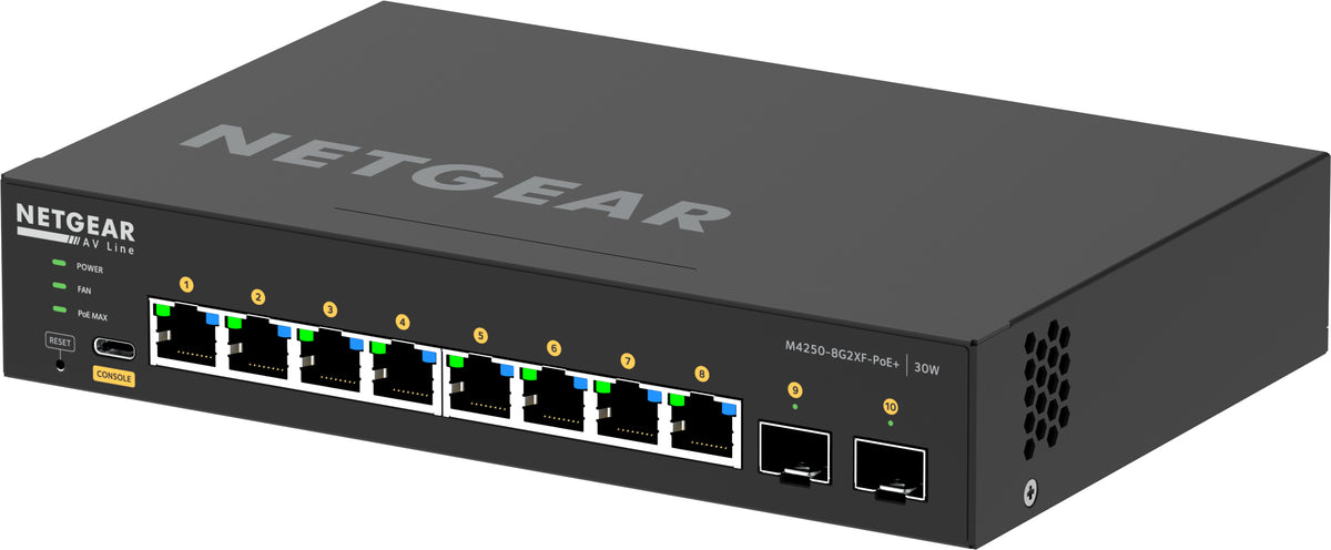 Netgear GSM4210PX 8-Port 1Gbit/s PoE+ Switch