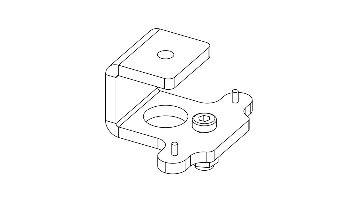 NEXO VNI-CLADAPT ceiling adapter, line drawing