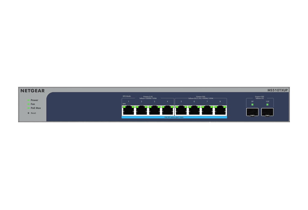 Netgear MS510TXUP Multi-Gigabit PoE++ Switch