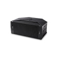 NEXO ID24 compact speaker, touring version in black, angled front view